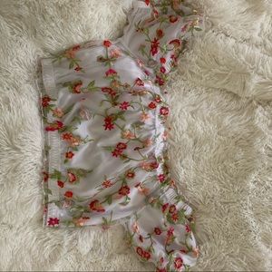 Floral crop top
